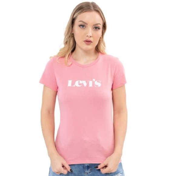 Levi's Tops - Levi’s Pink Short Sleeve Tee 100% Cotton Size Medium Women’s